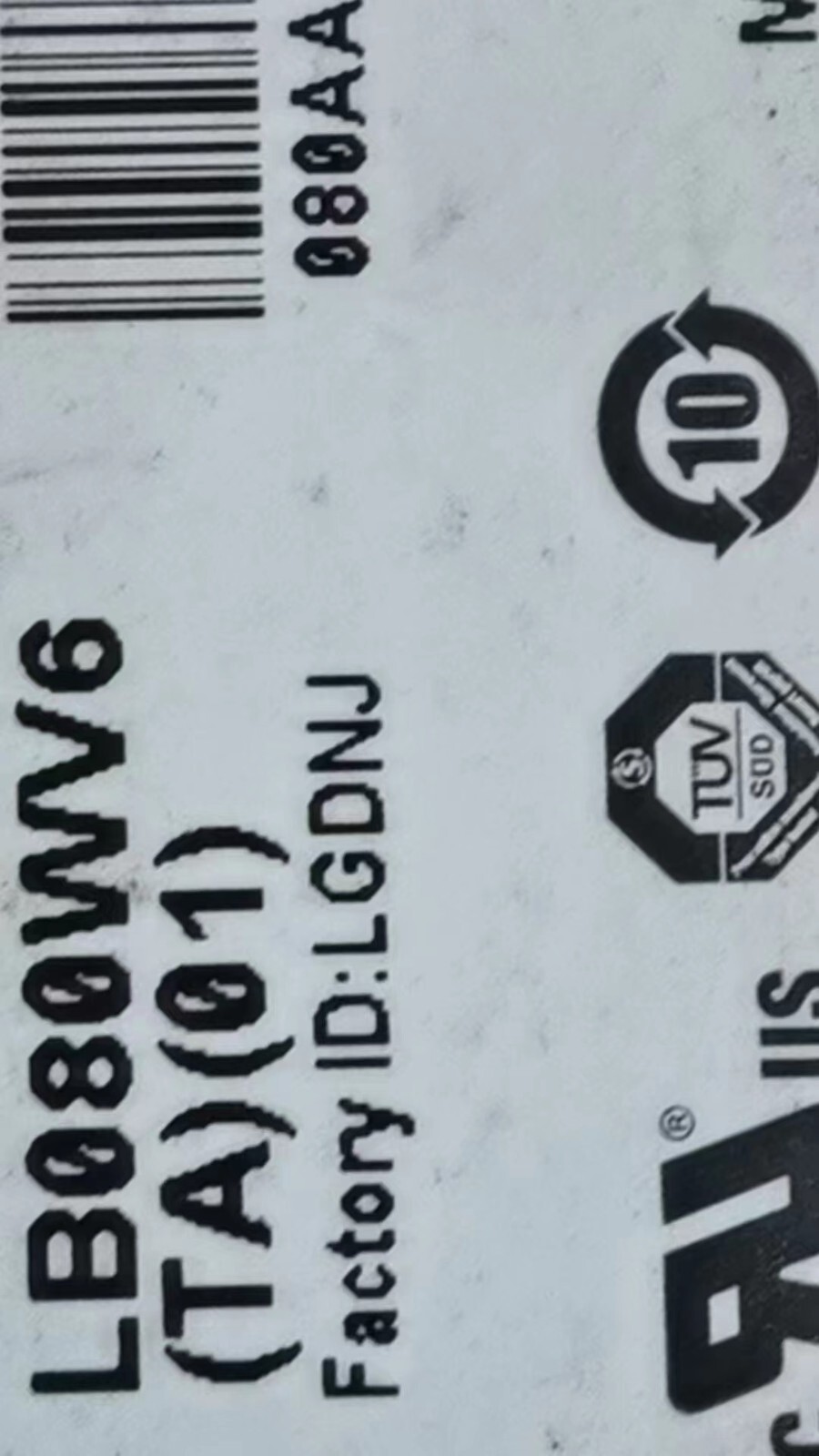 8-inch800*480 262K CCFL Analog LB080WV6-TA01 LCD display screen in stock
