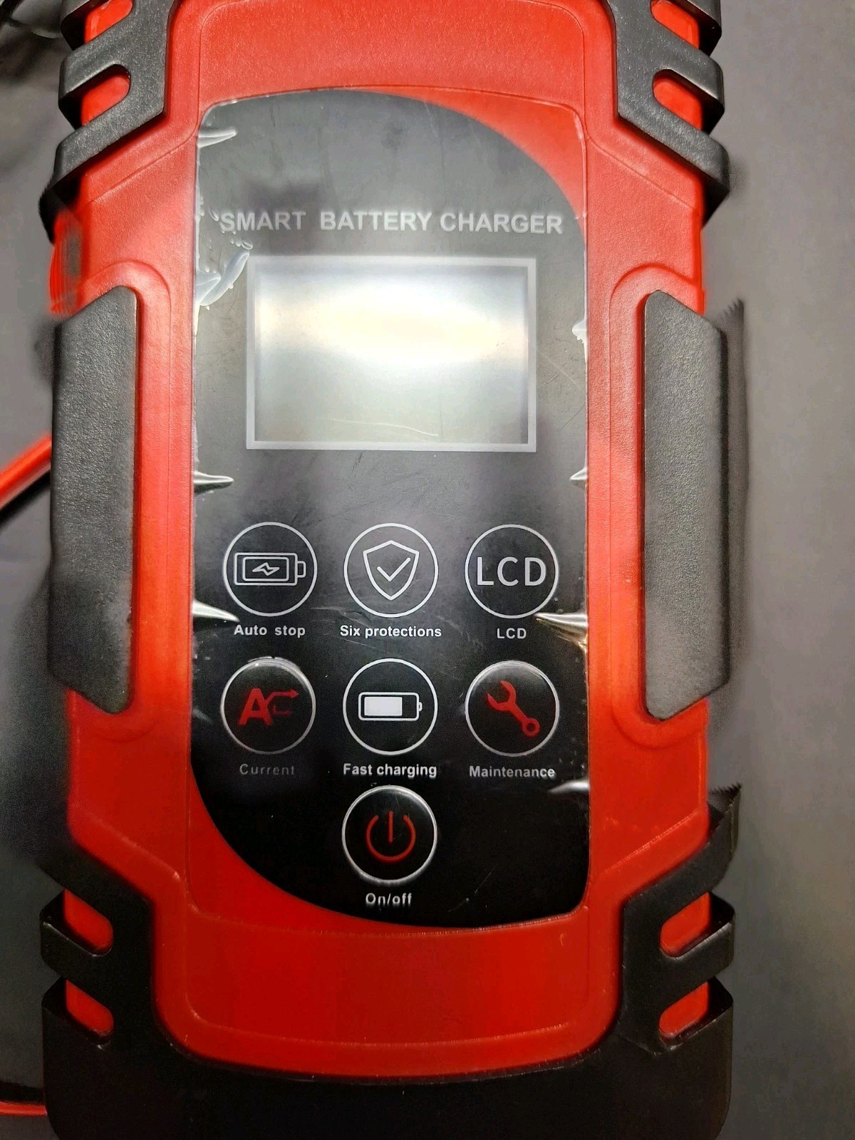 Qolixm 12V Smart Car Battery Charger 4A-8A 24V(4A) 4AH-100AH (AGM+GEL) AC 110V