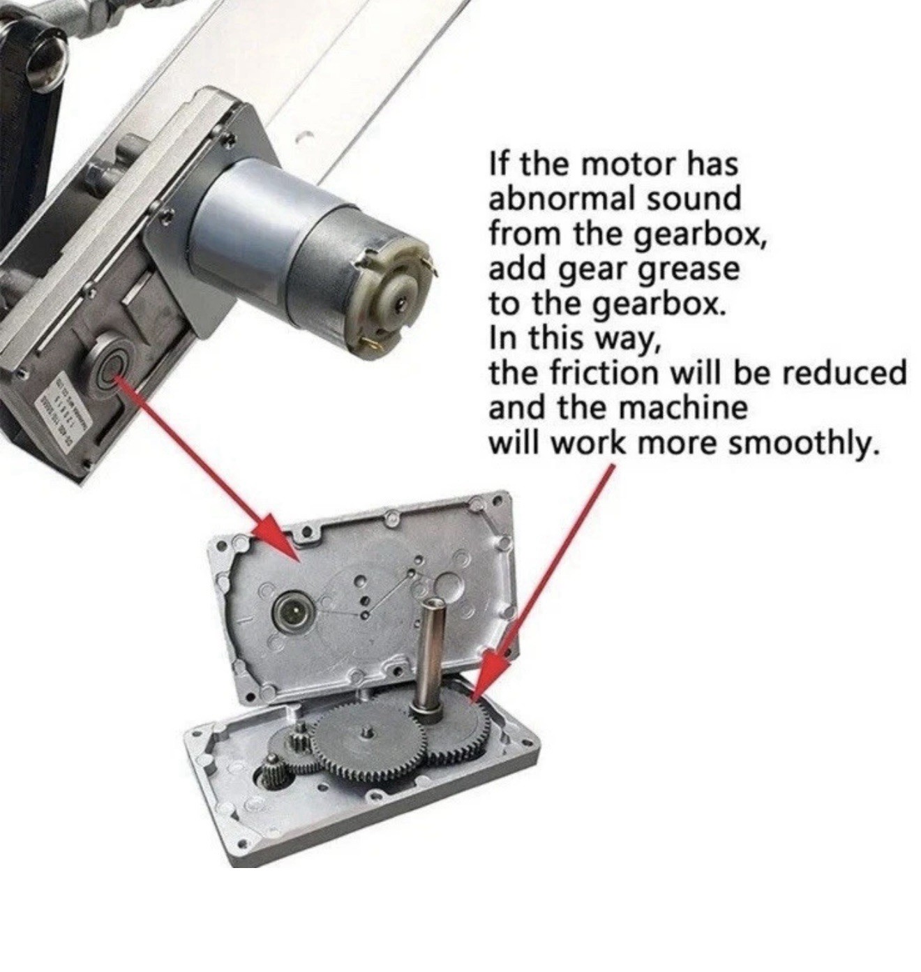 DIY Reciprocating Linear Actuator 24V200RPM Adjustable Stroke30-150mm Motor kit