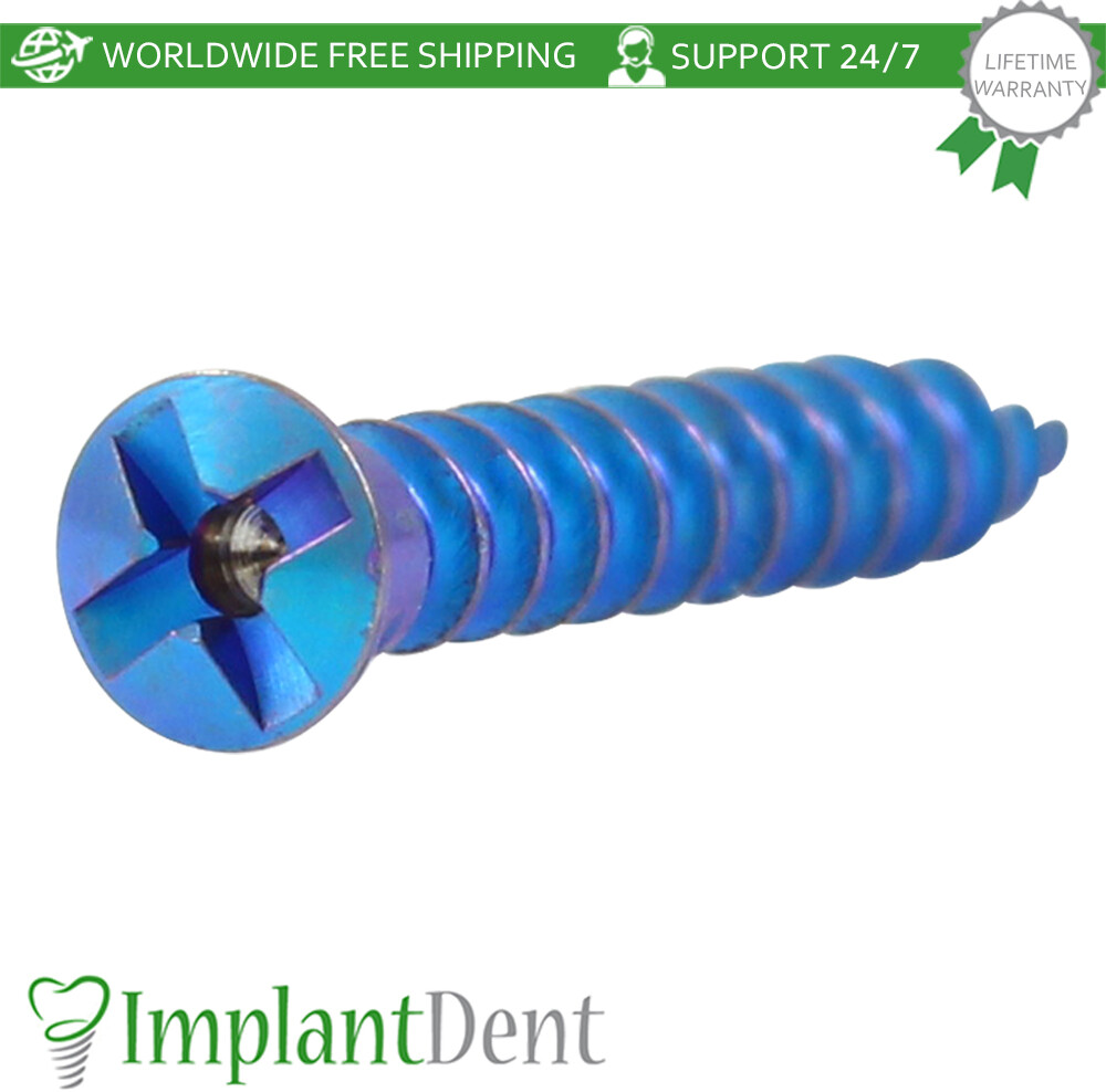 5x Self Tapping GBR Screw 1.6mm For Membrane Fixation Titanium Dental Fixture