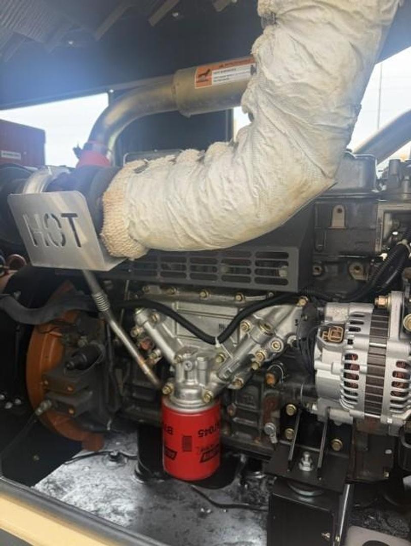 60 KW DIESEL GENERATOR GENERAC 120/240 VOLT ONLY 252 HRS SOUND ENCLOSED VIDEO