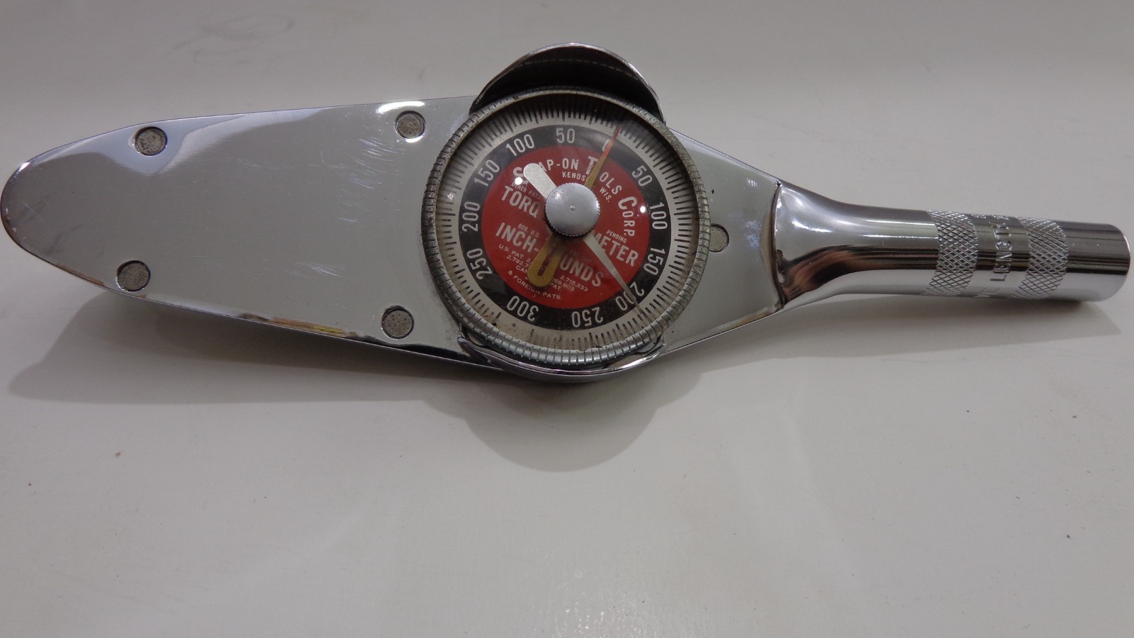 Snap-On TE25-FUA Torqometer Follow Up Torque Wrench 1/2″ Drive 0/300 In/Lbs