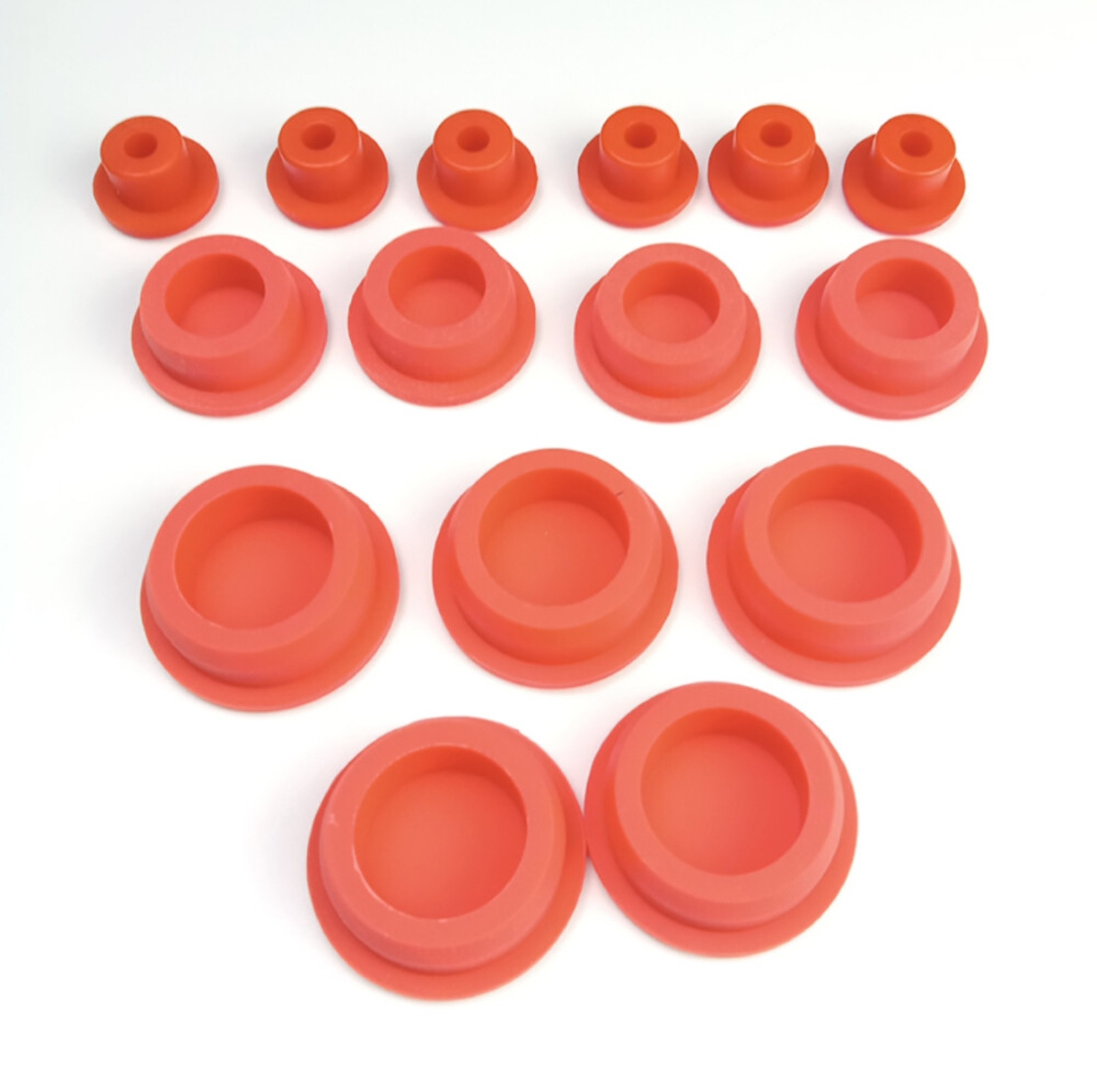 1x Silicone Rubber Stopper Plug 13mm-48.5mm Hi Temp Blanking End Cap 7 Colours