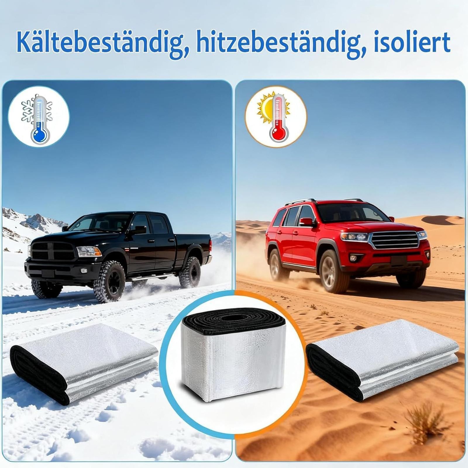 Car Battery Insulation Cover 40.16×7.09inch Fireproof Mat Insulation Wrap Shield