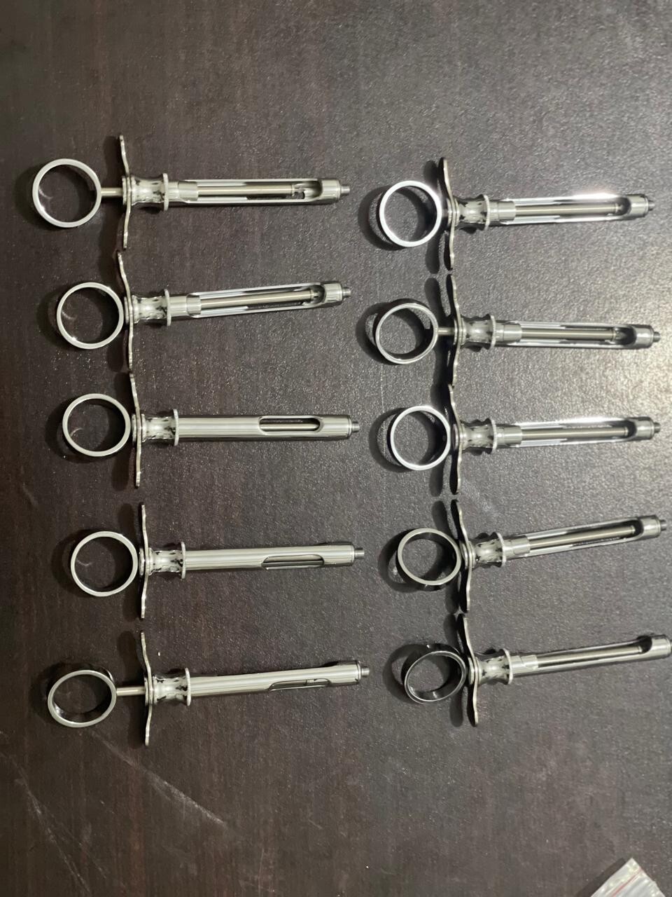 Lot of 10 Hu-Friedy CW Style Dental Anesthetic Aspirating 1.8ml Syringe SYRCW