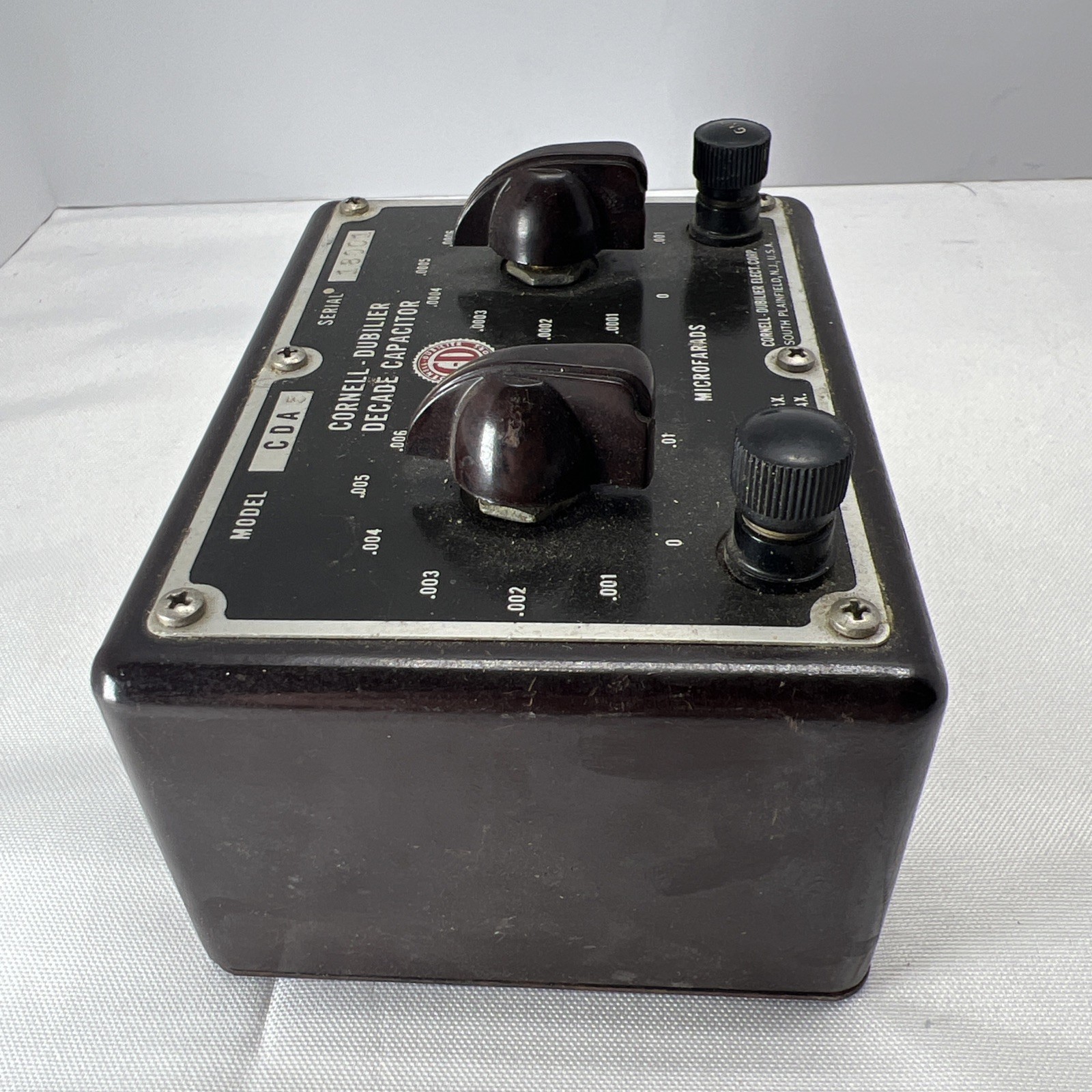 Vintage Cornell-Dubilier Decade Capacitor Model CDA 5