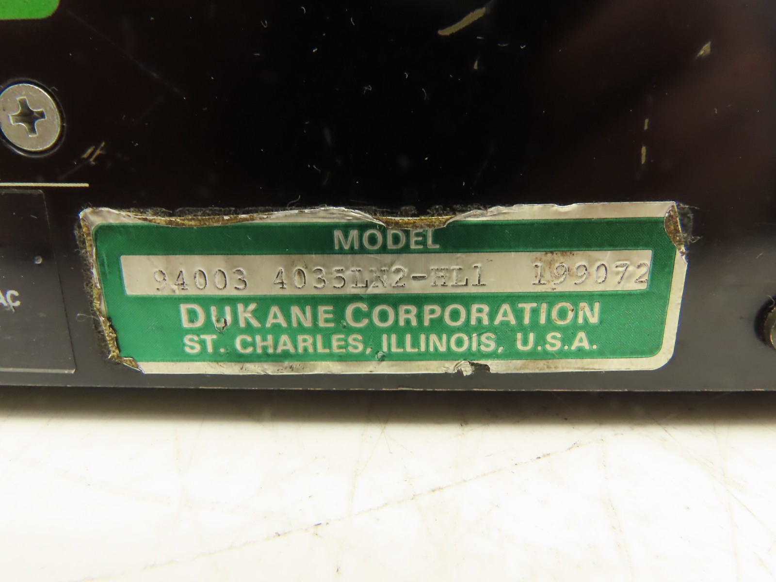 Dukane 4035 Dynamic Process Controller 100-120V/220-240V