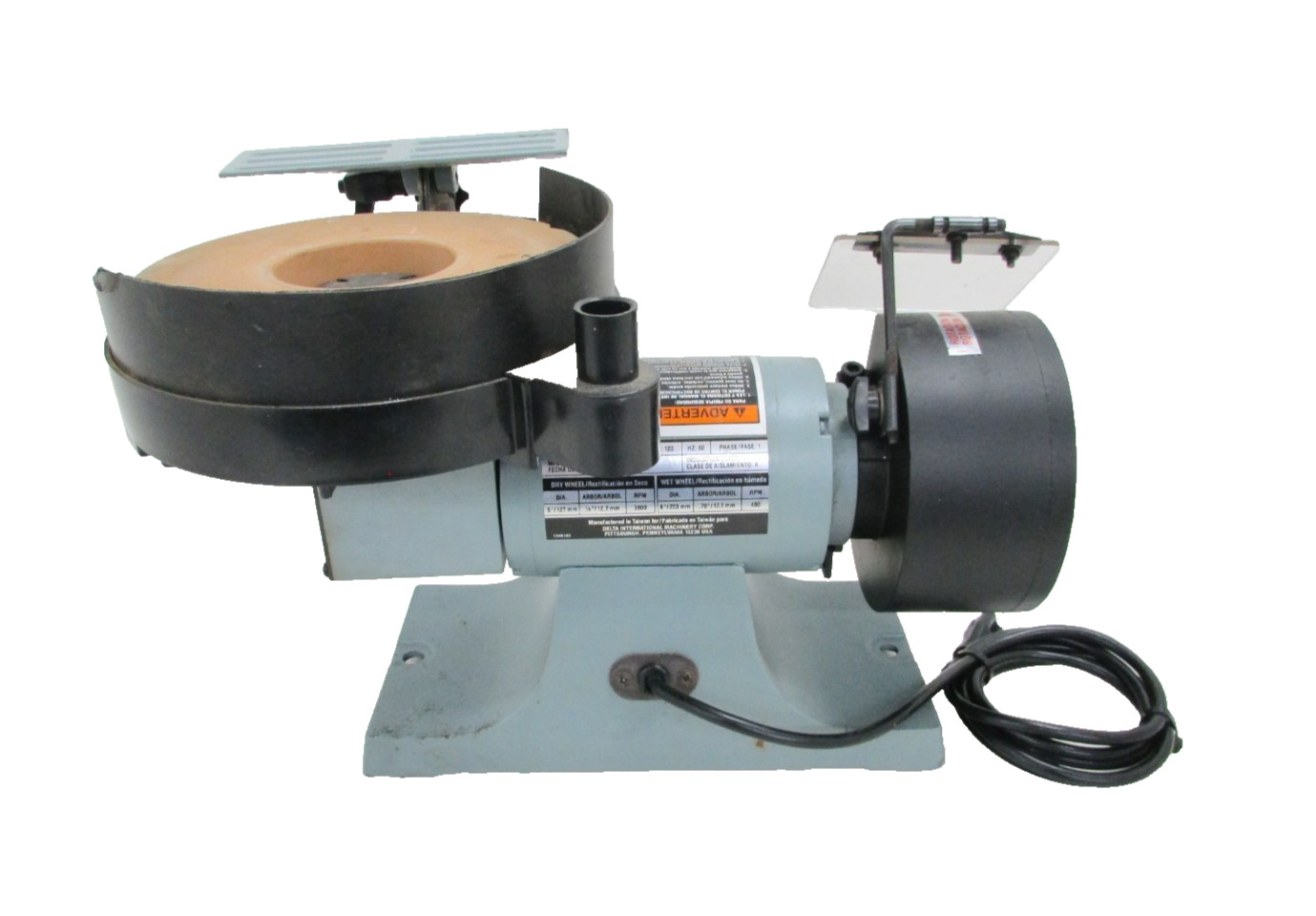 DELTA TOOLS WET, DRY SHARPING CENTER 23-710, w/ ATTACHMENTS