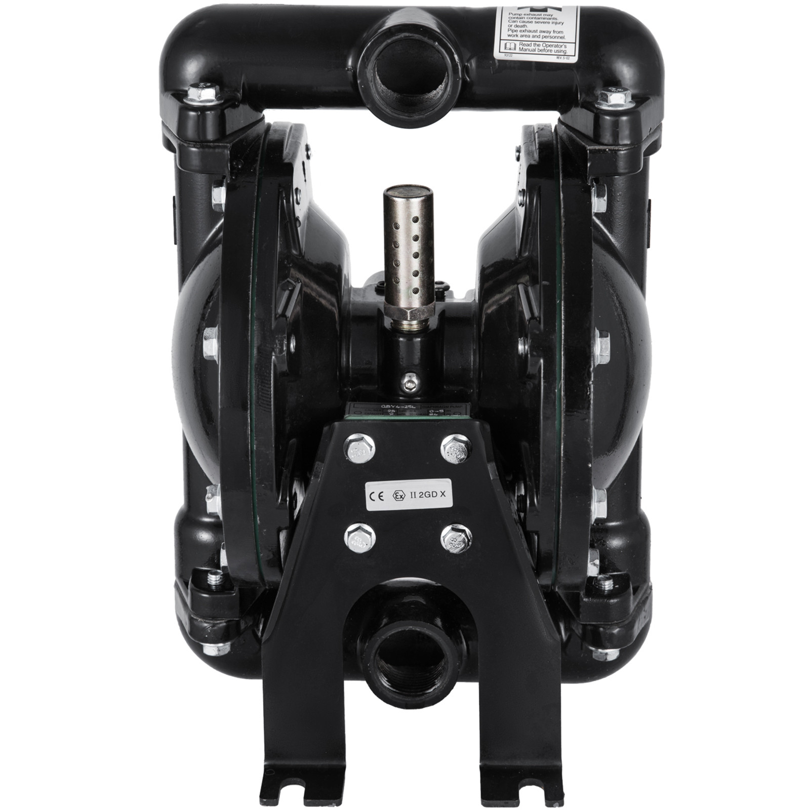 VEVOR Air-Operated Double Diaphragm Pump 1″ Inlet Outlet Petroleum Fluids 35GPM