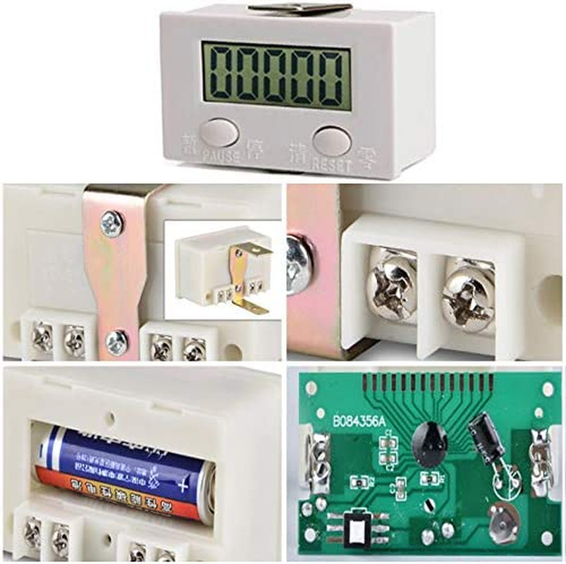 LCD Digital 0-99999 Counter 5 Digit plus up Gauge + Proximity Switch Sensor with
