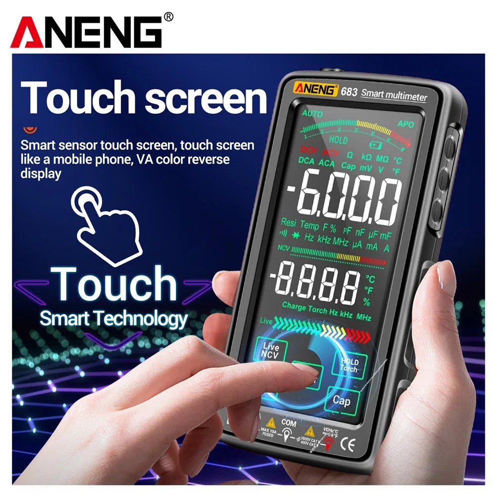 13 in 1 Rechargeable Digital Multimeter – Electrical & NCV Testing