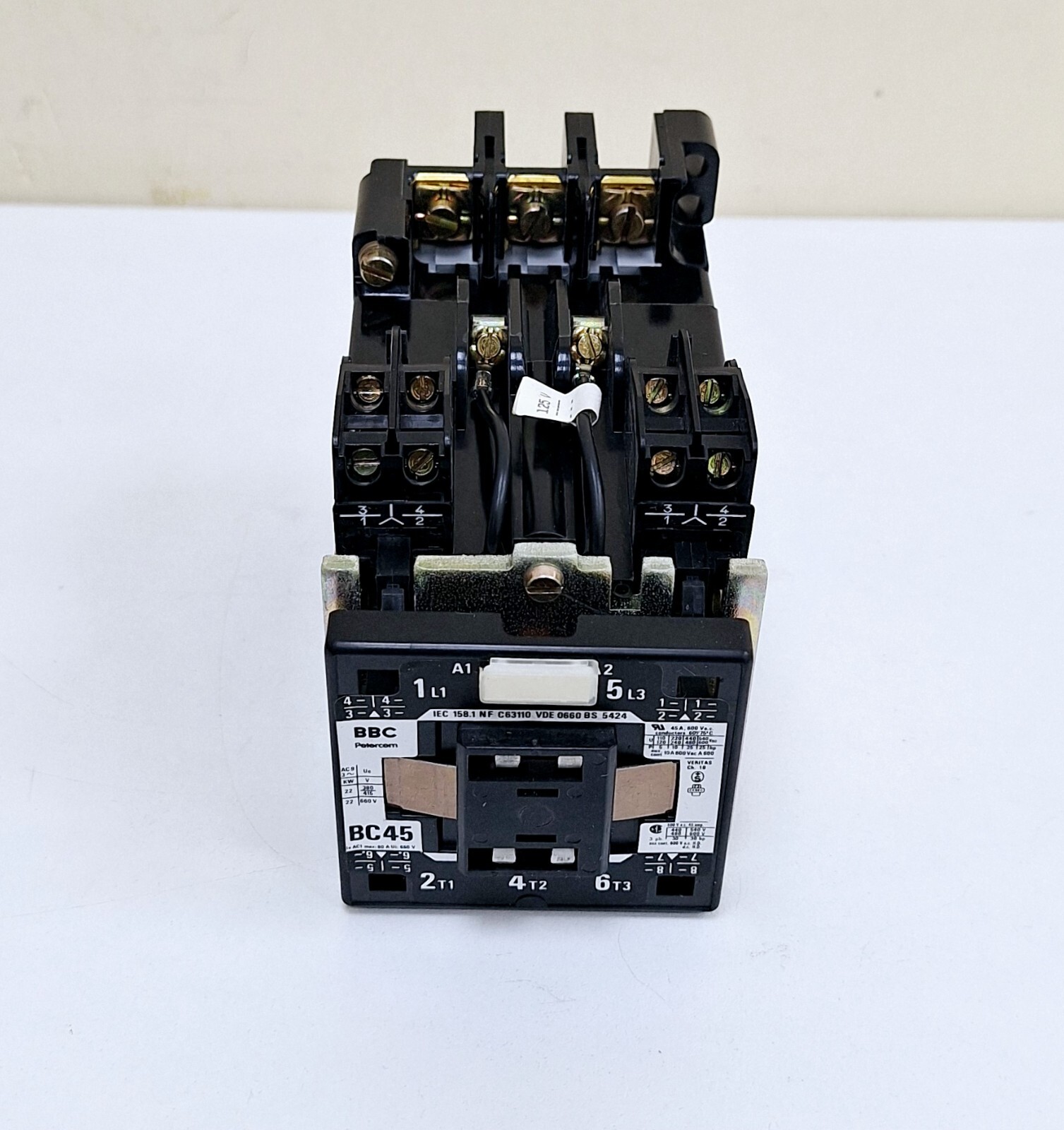 BBC Petercem BC45 / BC45-30-22 Contactor 22KW-380V 80A