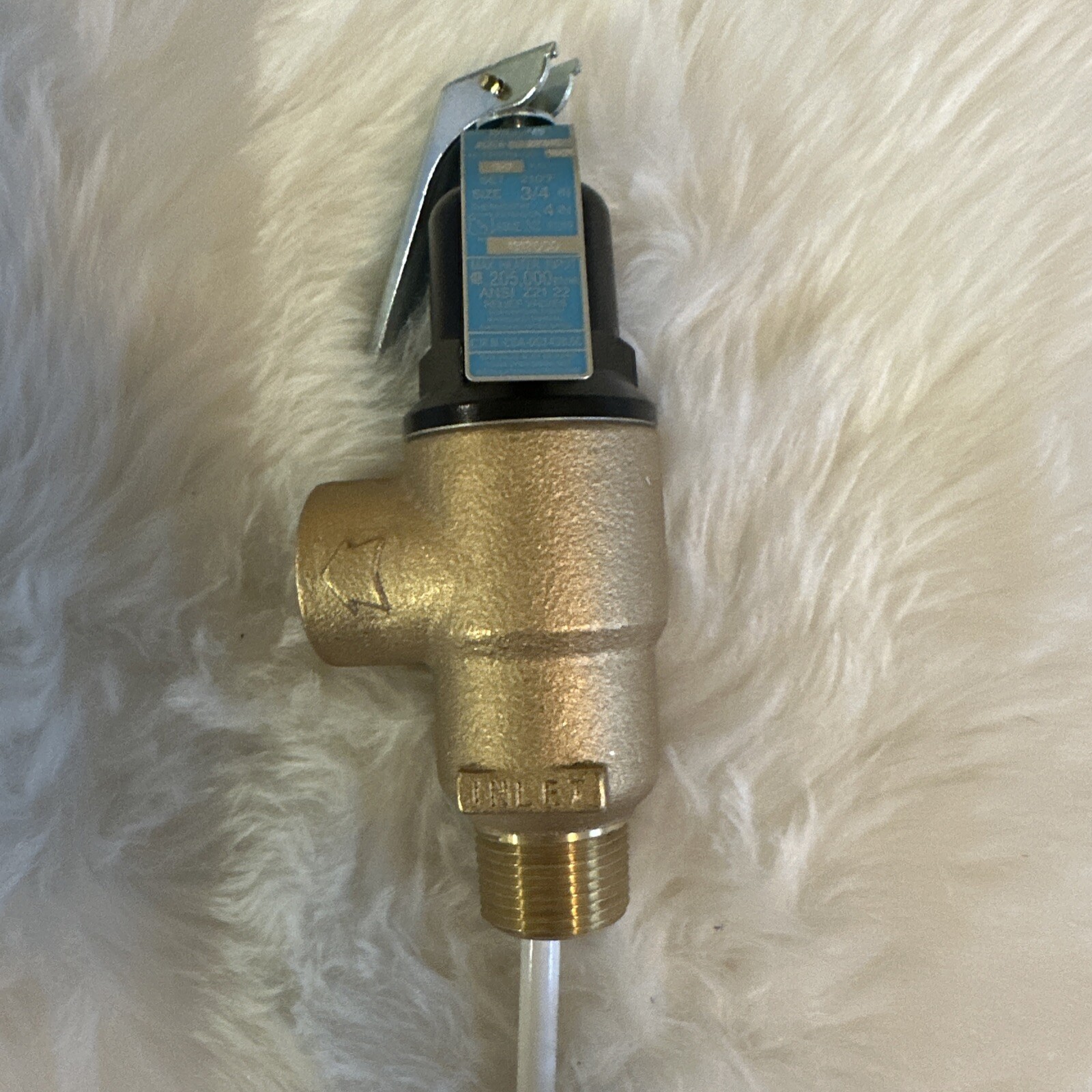 New Zurn Wilkins TP220-5C-150C Temperature Pressure Relief Valve 1″