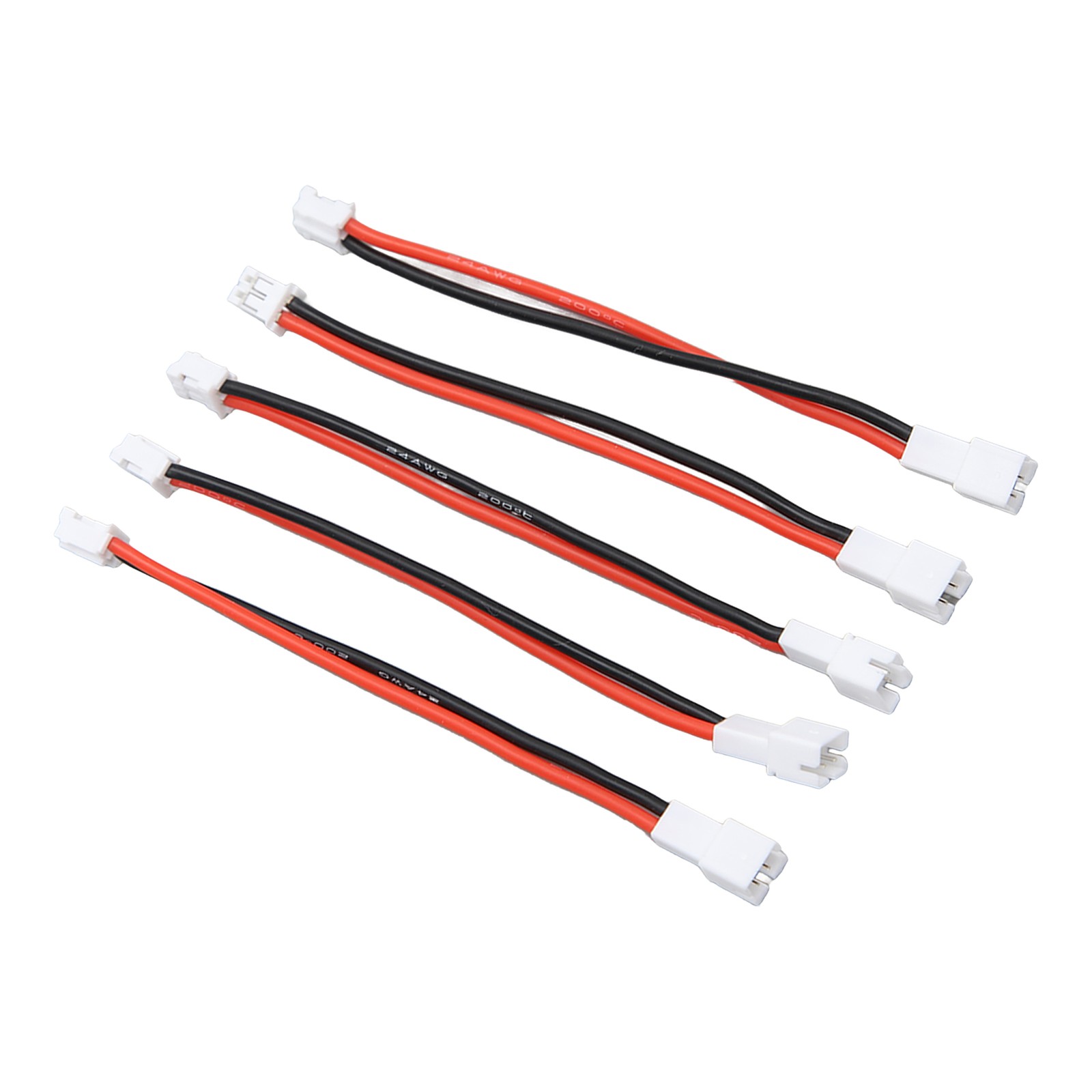 5Pcs PH2.0 2P Battery Adapter Cable For Axial SCX24 1/24 (3.6in)