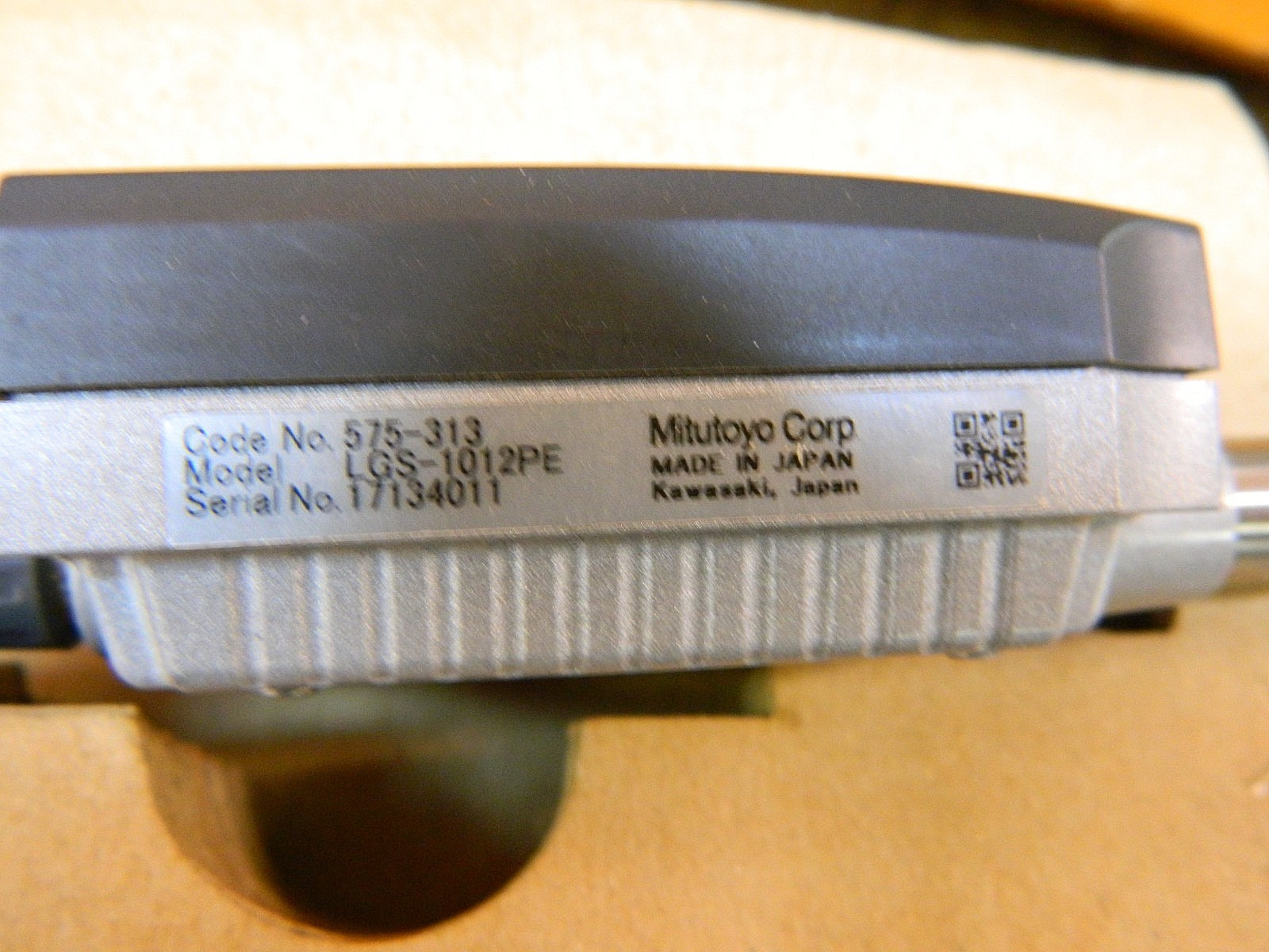 MITUTOYO MGS-1012PE Digital Linear Gauge .500″ Range Resolution 0.0005″