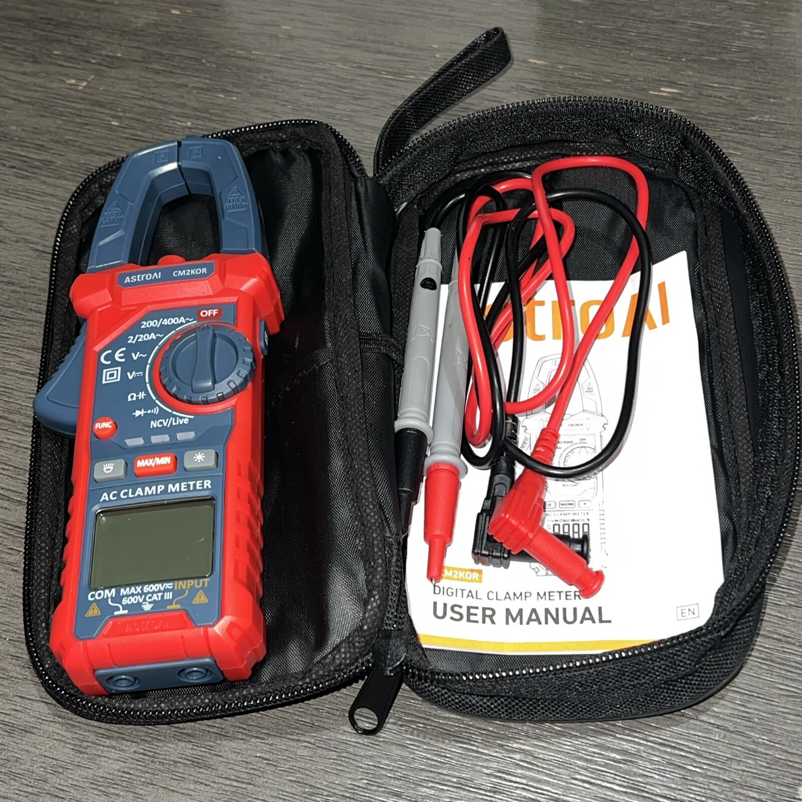 Flawless Digital Clamp Meter Multimeter 2000 Counts Auto-Ranging AC/DC Voltage
