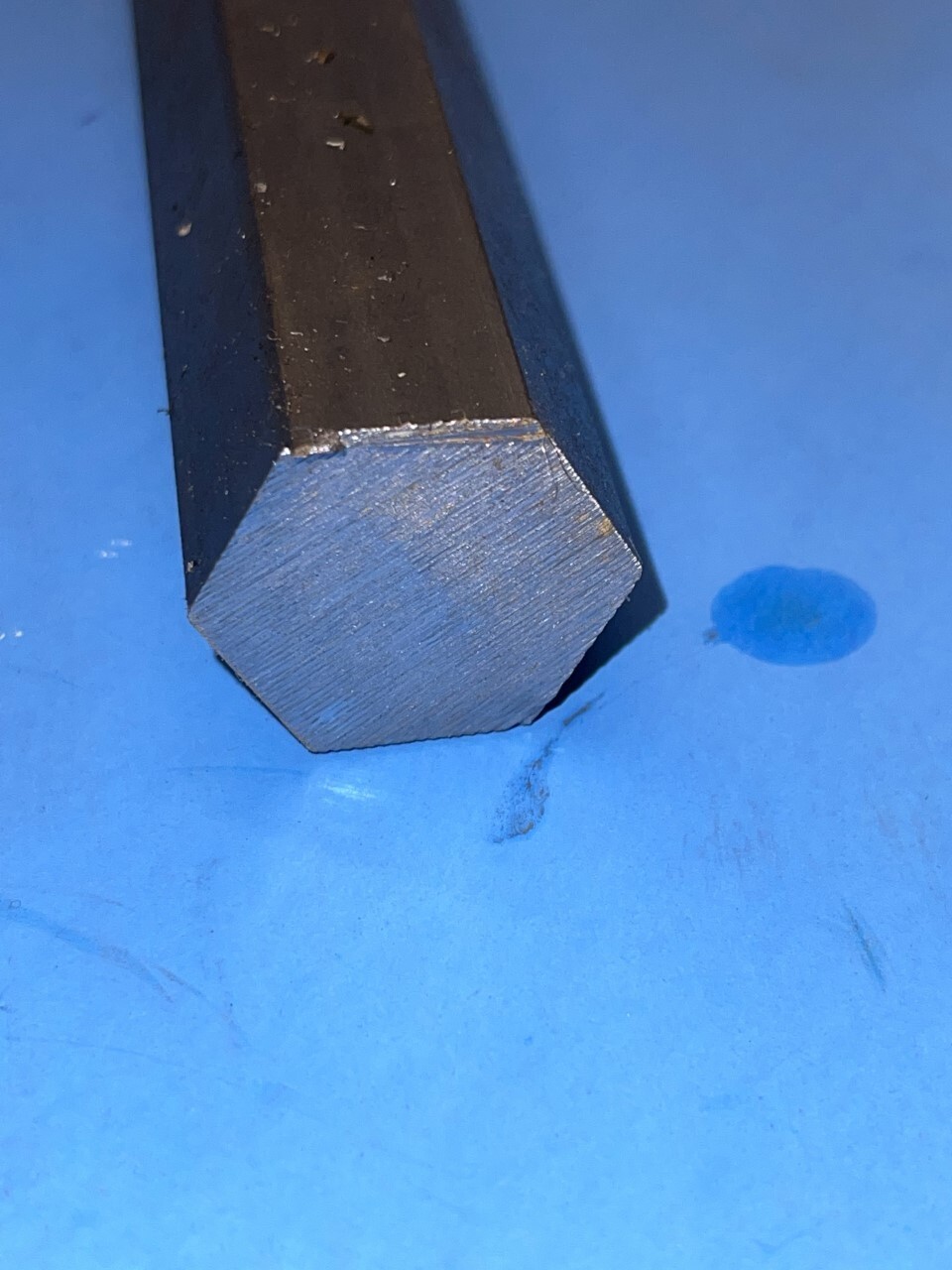1-1/4″ x 12″-Long C1018 Steel Hexagonal Bar– 1.250″ Hexagonal 1018 Steel Rod