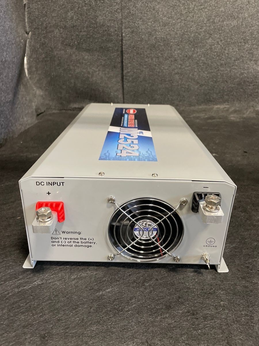 TUNDRA M2524 2500W Modified Sine Wave Power Inverter, 24V DC to 120V AC*