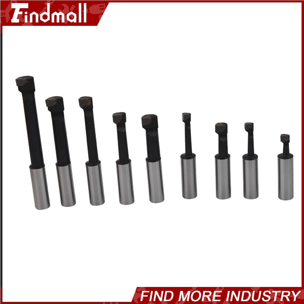9 PCS 1/2″ BORING BAR SET CARBIDE TIPPED BARS 1/2″ SHANK LATHE TOOL