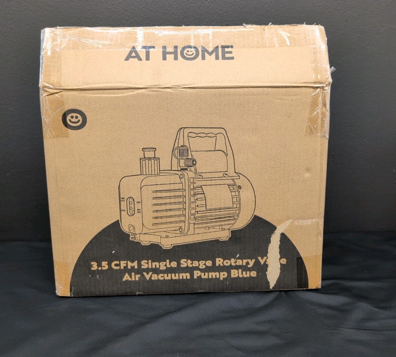 VivoHome 110V 1/4 HP 3.5 CFM Single Stage Rotary Vane Air Vacuum Pump Oil Bottle