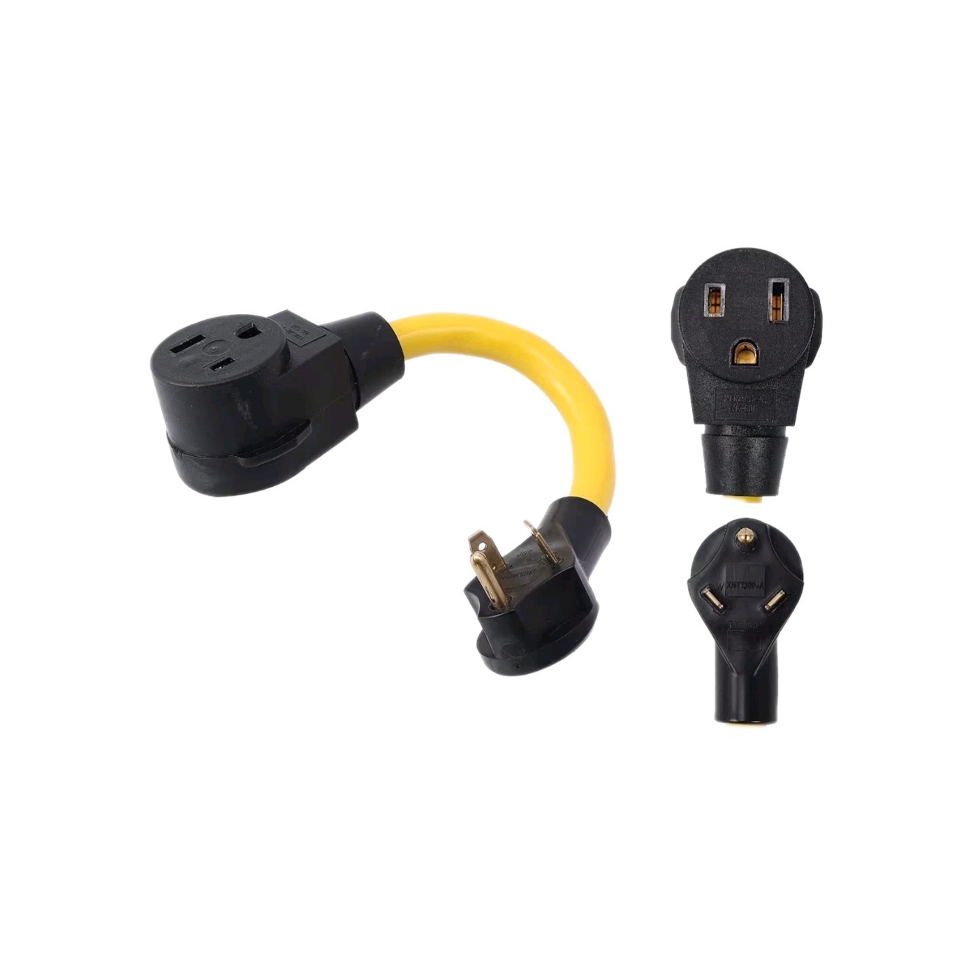 ONETAK NEMA TT-30P to 6-50R 120V 30 Amp 10 AWG 3 Prong Male Plug to 3 Prong