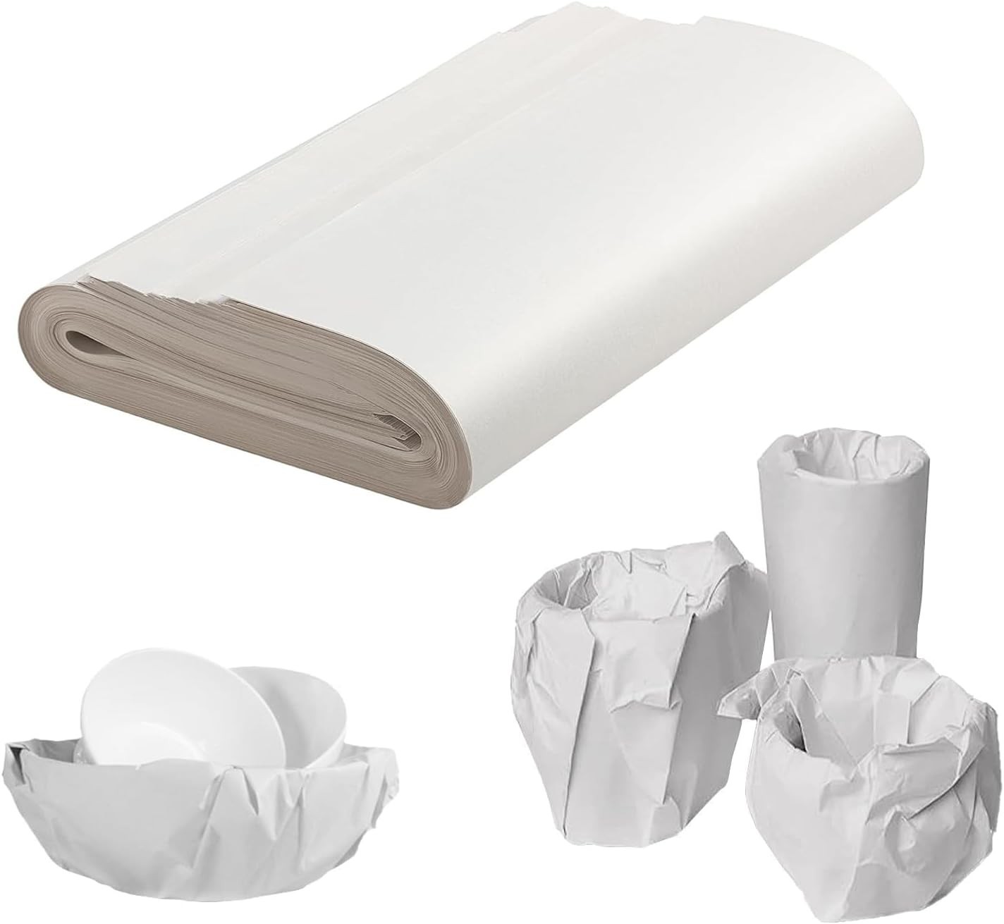 100 Sheets Packing Paper for Moving, Newsprint Paper for Packing Wrapping, Wr…