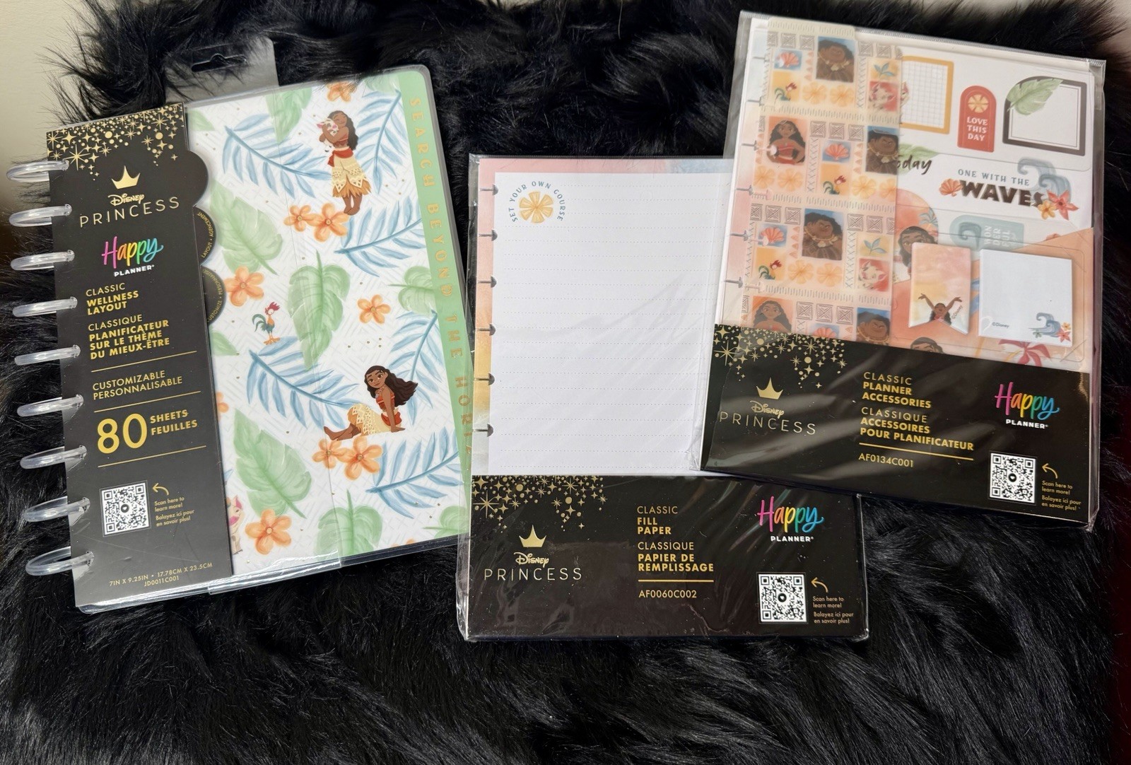 The Happy Planner MOANA Classic Wellness 80 Sheets, 40 FILL SHEETS, ACCESS PACK