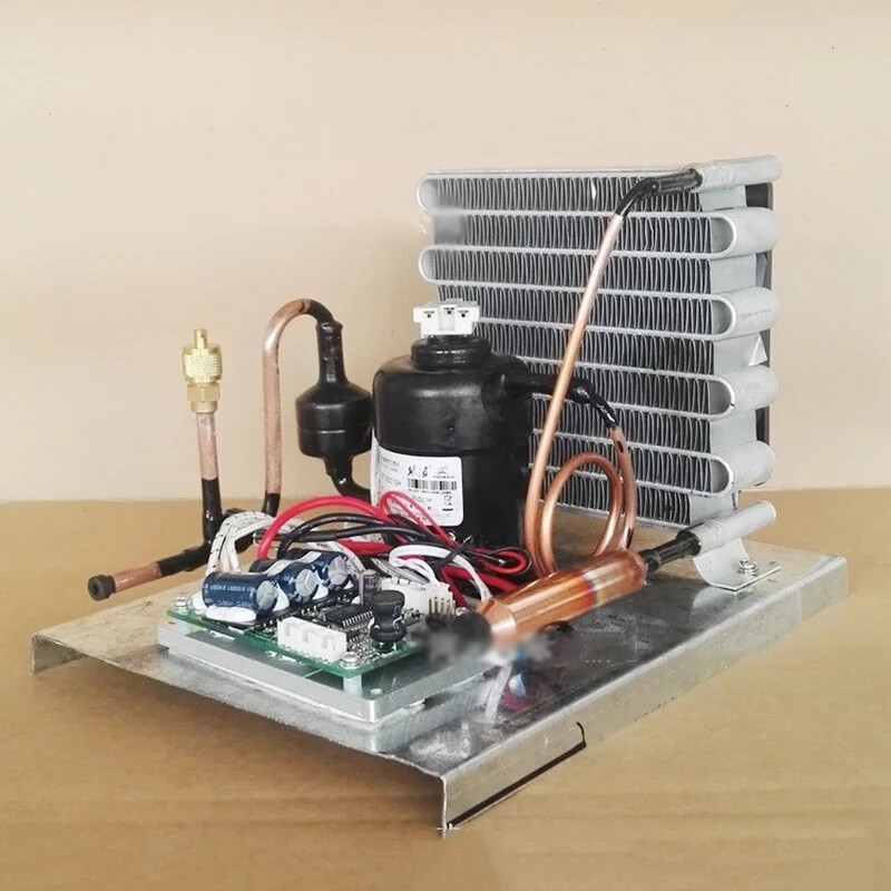 ST19C Miniature Compressor Condensing Unit DC 12V/24V/48V Refrigeration Unit