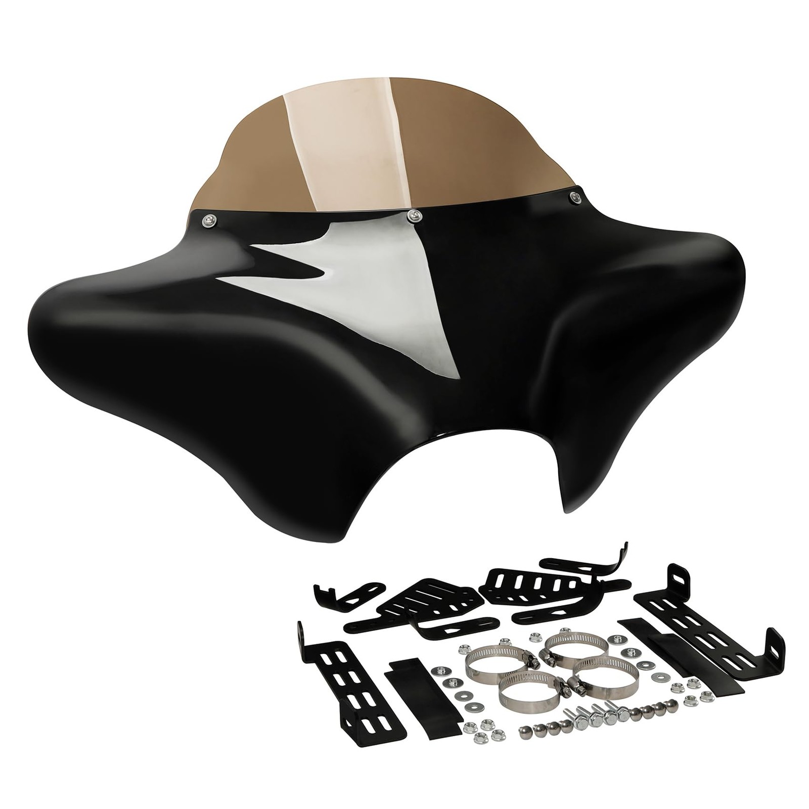 Batwing Fairing Windshield Fit Softail Fatboy Heritage VStar 1100/650 Blvd Dyna