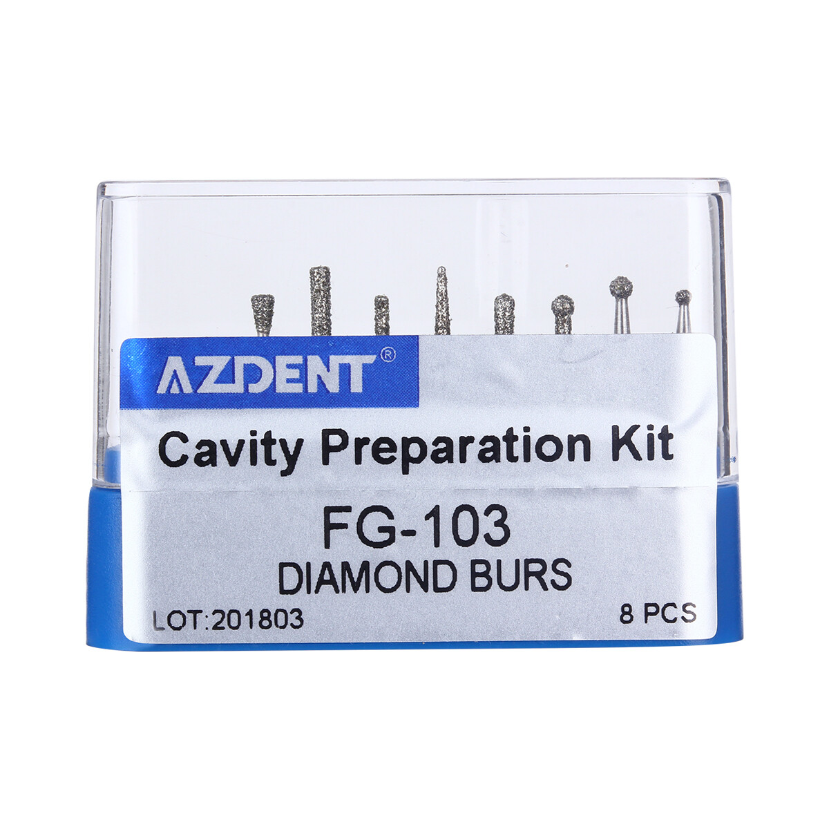 Fresas de Diamante Dental Kit de Taladros para Alta Velocidad Pieza de