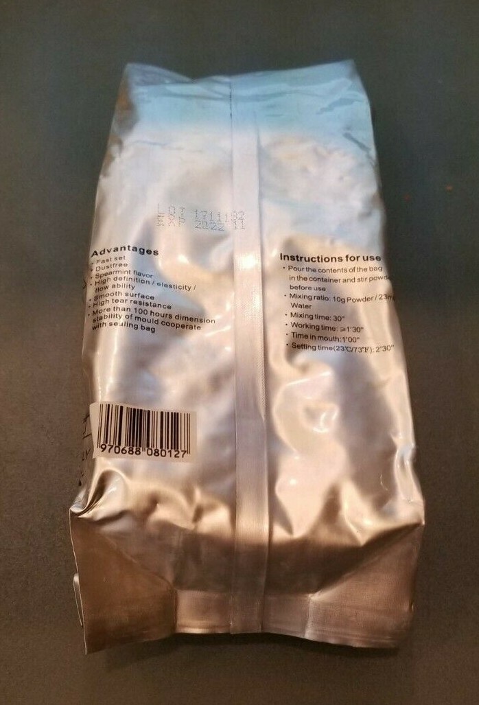 Hygedent HygeMAX 100 Alginate Impression Dental Mint Fast Set 100 Hours Stable