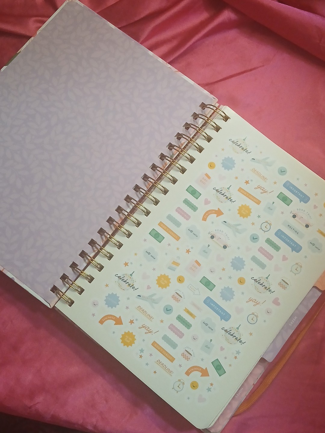 orange circle studio Weekly planner 2026