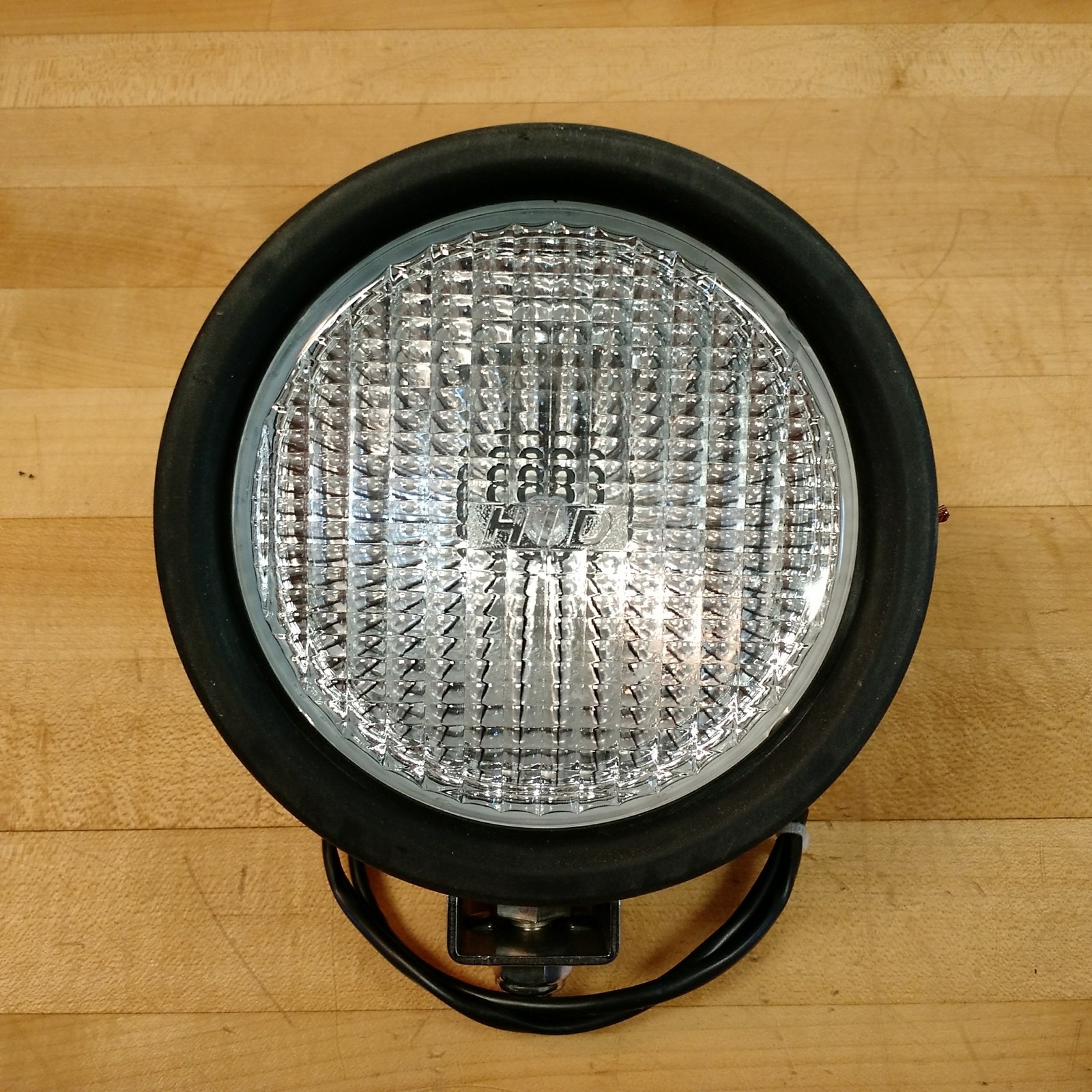Unknown/Unbranded Industrial HID Spotlight, 9-32V Halogen with Wire Harness