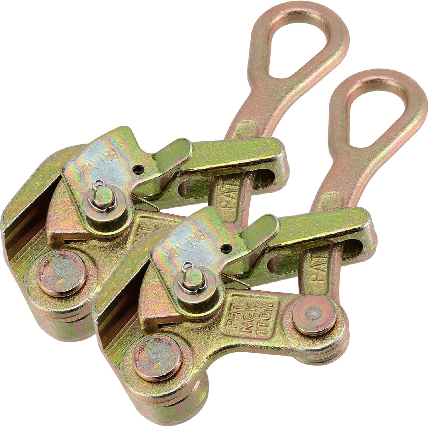 JOIKIT 2 PCS 1 T 2204 Lbs Cable Grip Wire Grip Puller Wire Gripper Steel Cable P