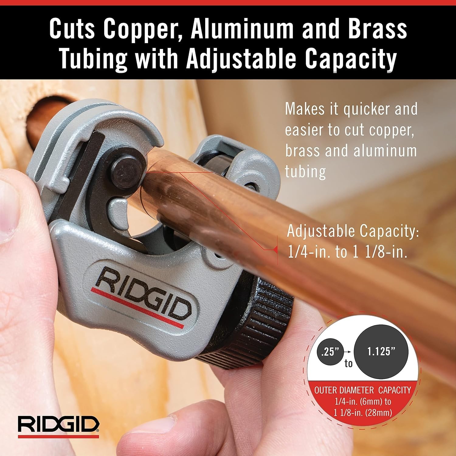 Automatic Feed Tubing Cutter for Copper, Brass, Aluminum