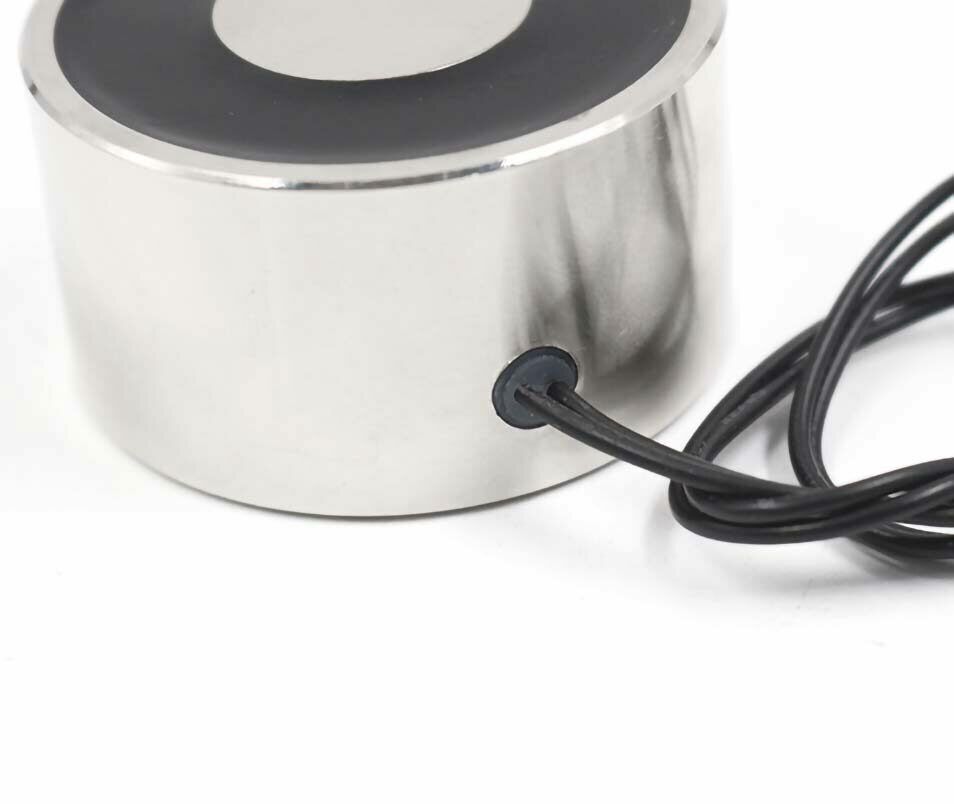 12V 24V DC 2.5-150KG Electric Lifting Magnet Electromagnet Solenoid Holding Coil