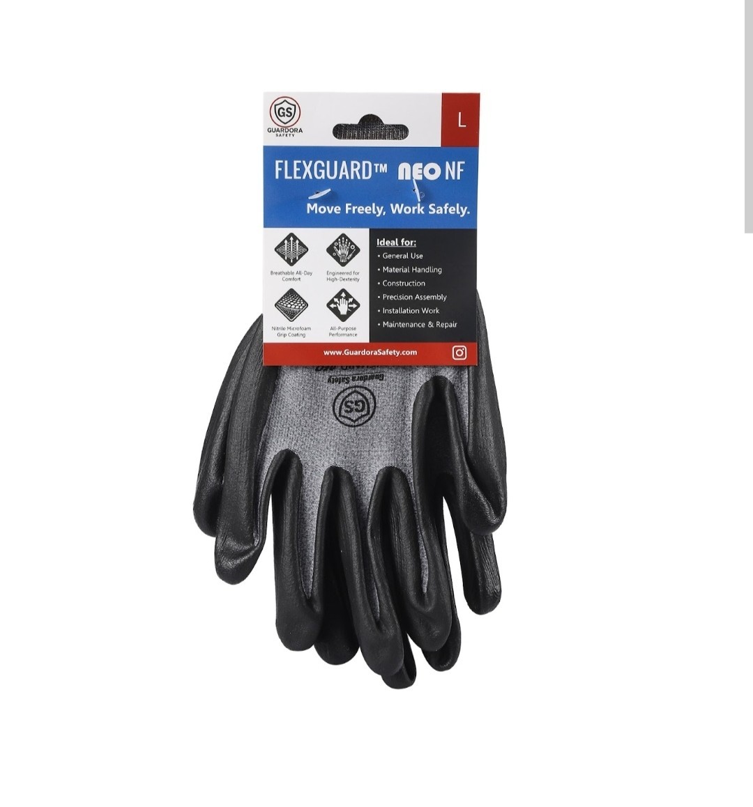 15G Nylon Micro Foam Nitrile Touch Screen Oil Resistant Safety Work Gloves