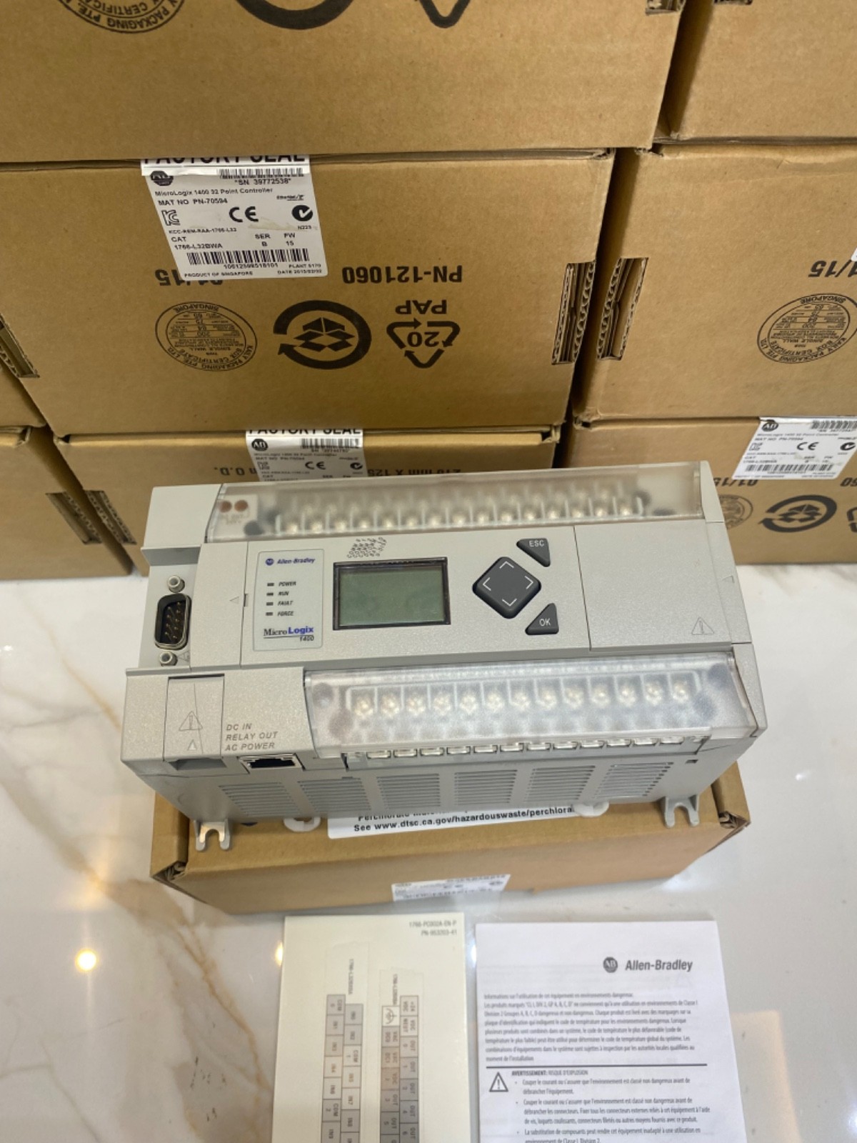 Allen Bradley 1766-L32BWA Ser.B MicroLogix 1400 PLC Processor