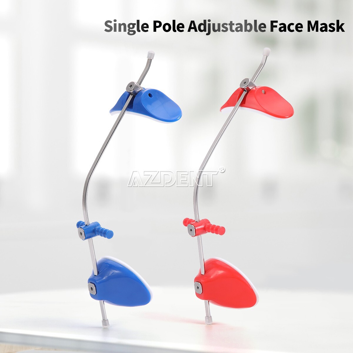 Dental Ortodoncia Facial Reverse Pull Headgear Multi Ajustable Azul Mascara Blue