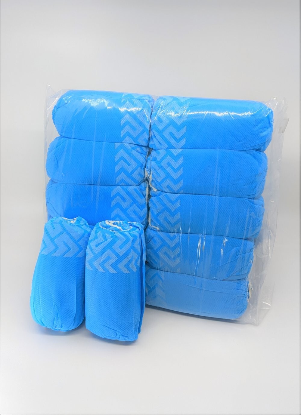 Blue Disposable Shoe Cover XLarge Non-Skid, Fluid Resistant Non Woven 100 pieces