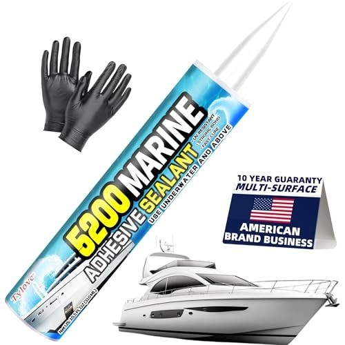 5200 Marine Sealant for Boats & RVs-Fast-Cure (30 Mins), Waterproof, UV-Resistan