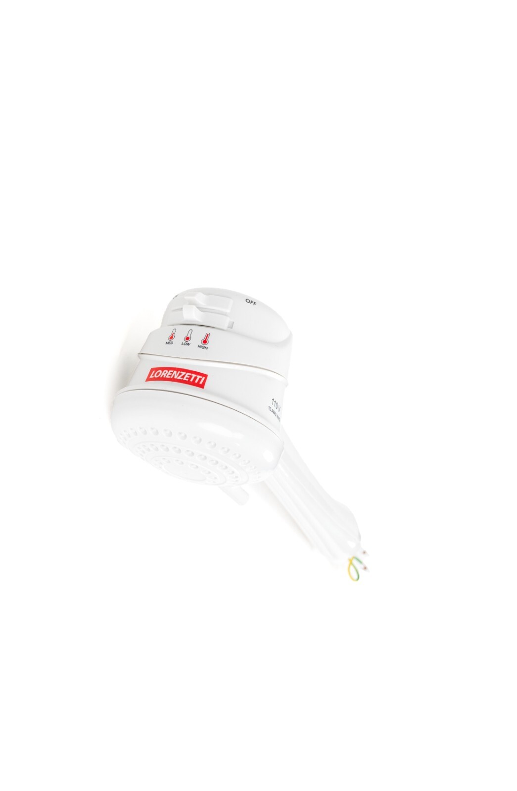 LORENZETTI Electric Shower Head , Instant Hot Water 110V – FREE ARM !