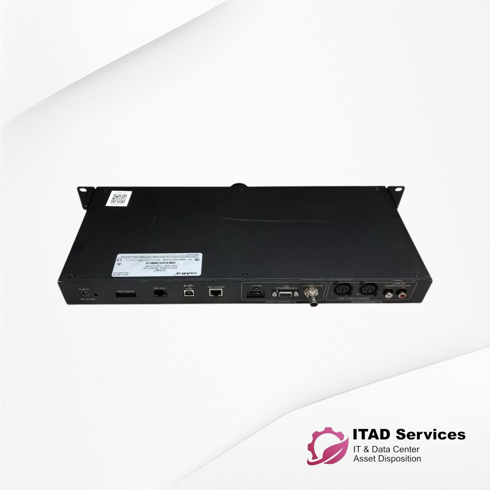 VADDIO AV Bridge HDMI/BNC/VGA Conference IP A/V Over IP P/N 998-8210-000 -TESTED