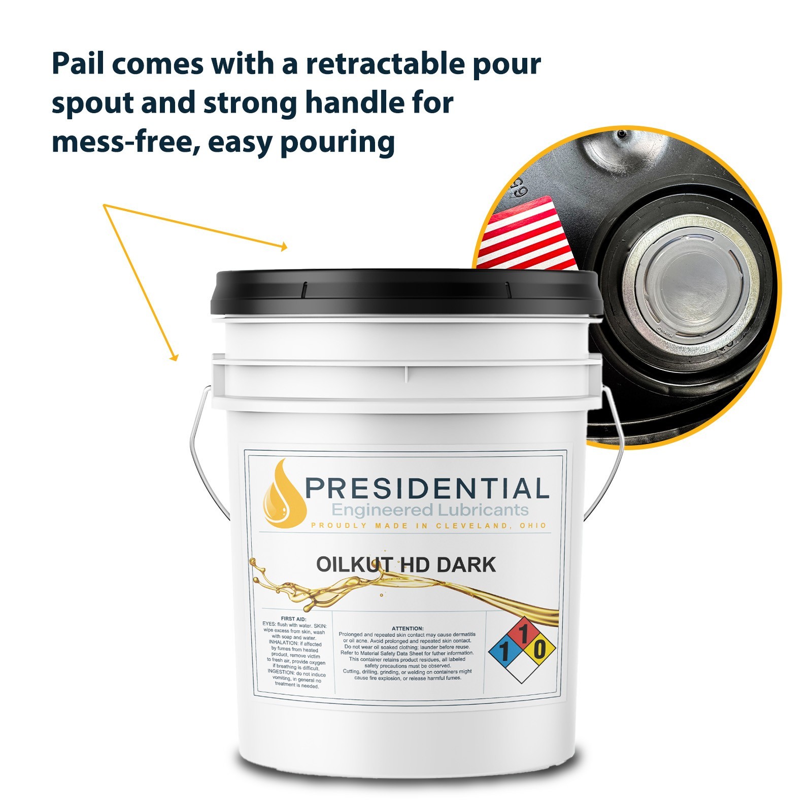 Presidential Heavy Duty Dark Metalworking Fluid – with Sulfur and Fat Additives