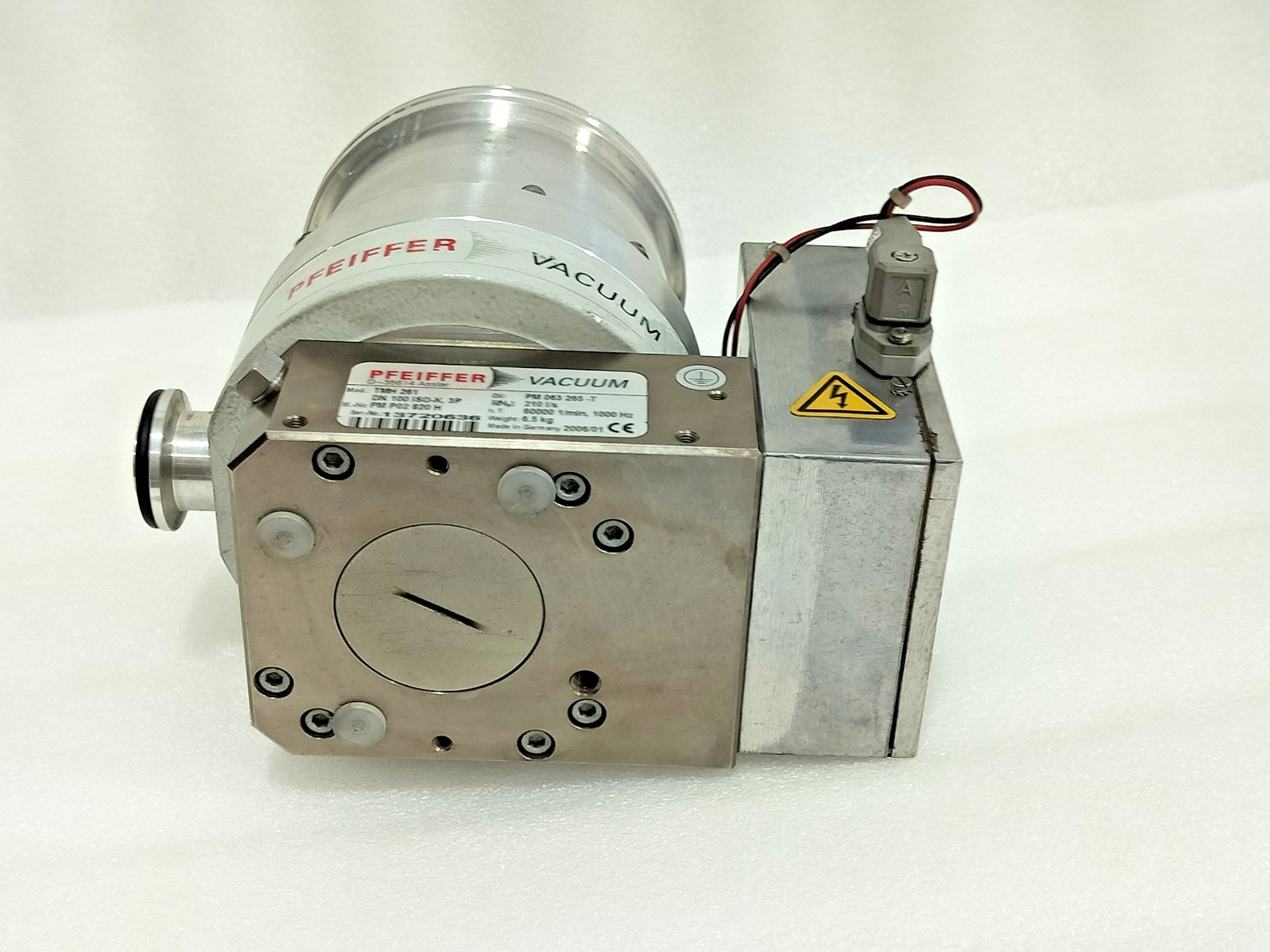 Pfeiffer Vacuum Turbo Pump TMH 261 With TC600 Controller PM P02 820 H