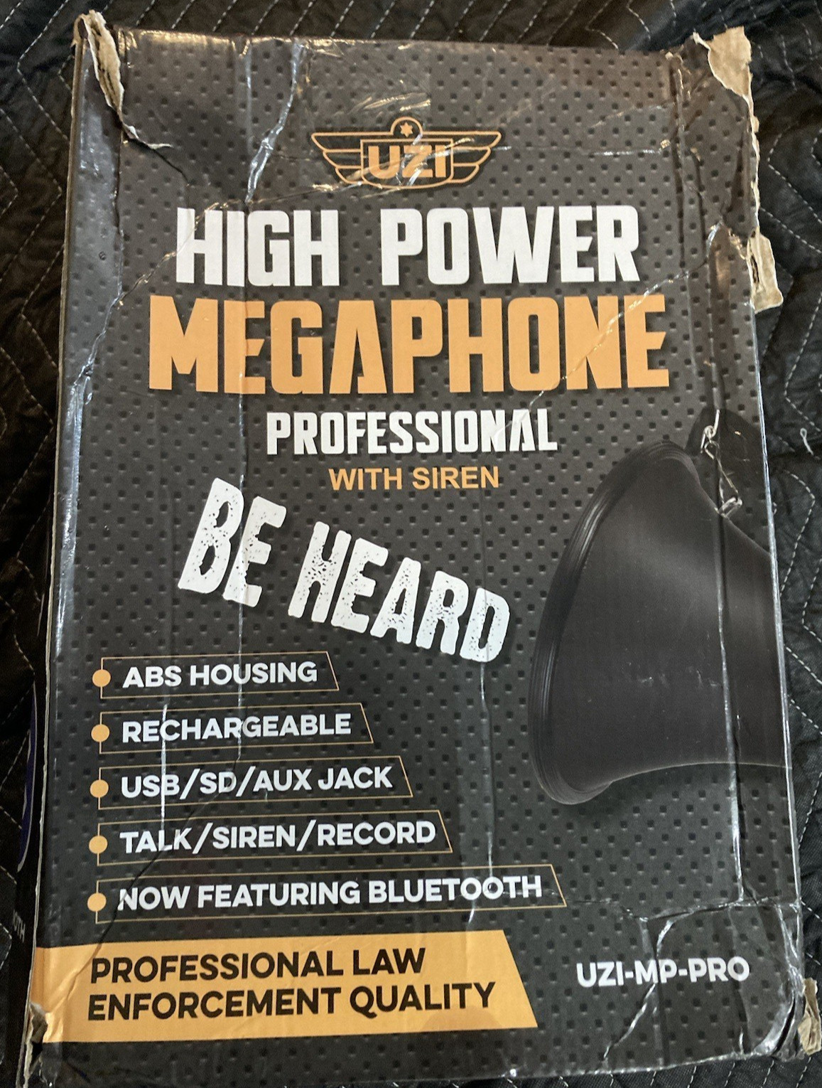 Uzi Pro Loud Big Bluetooth Megaphone 50W Professional Bullhorn