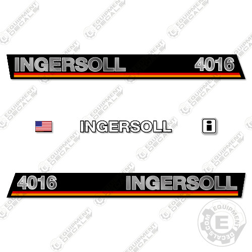 Fits Ingersoll 4016 Decal Kit Mower – 7 YEAR OUTDOOR 3M VINYL!