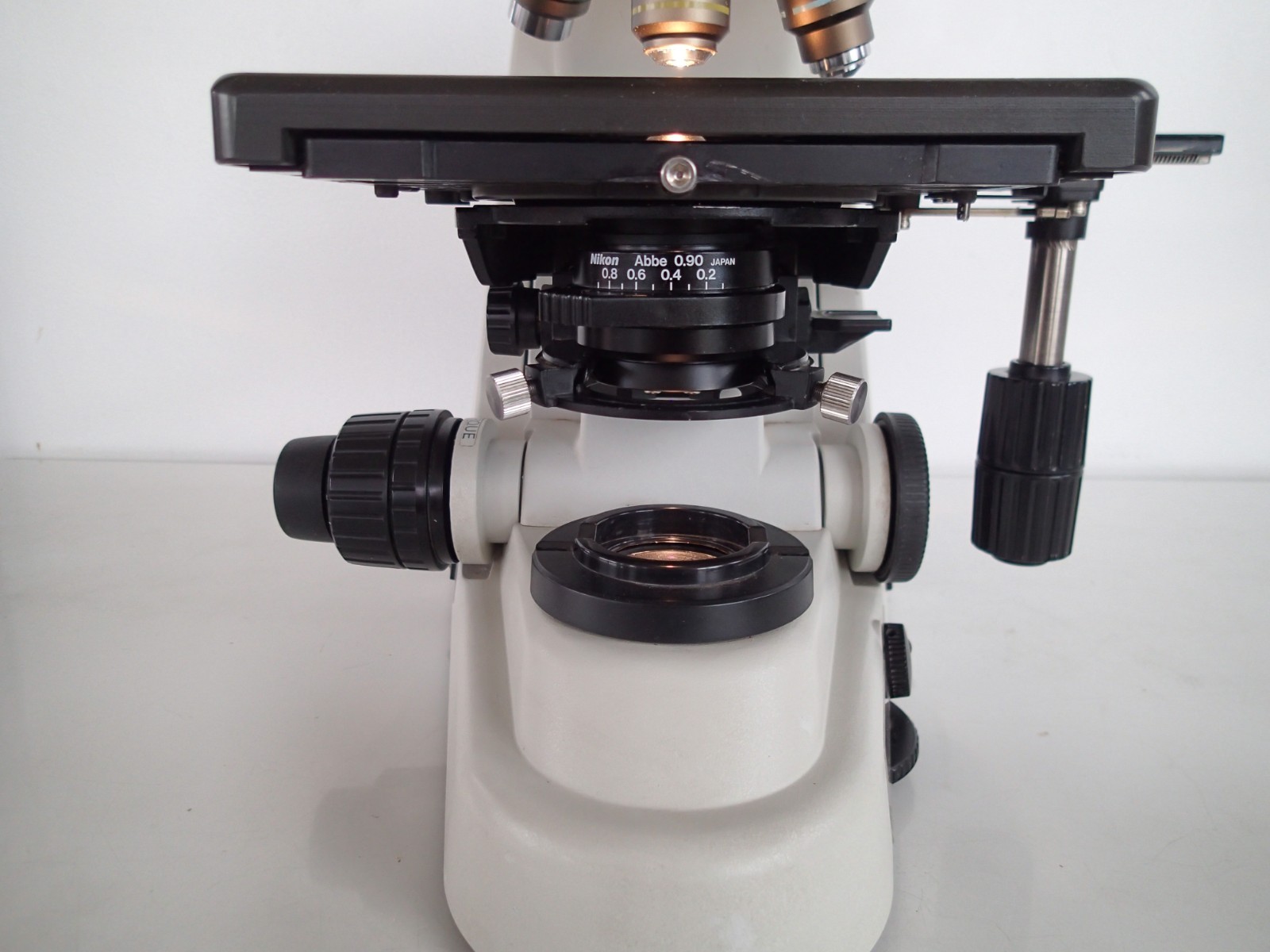 Nikon Eclipse 50i Microscope with 4X, 10X, 40X, & 100X Plan Objectives-Serviced