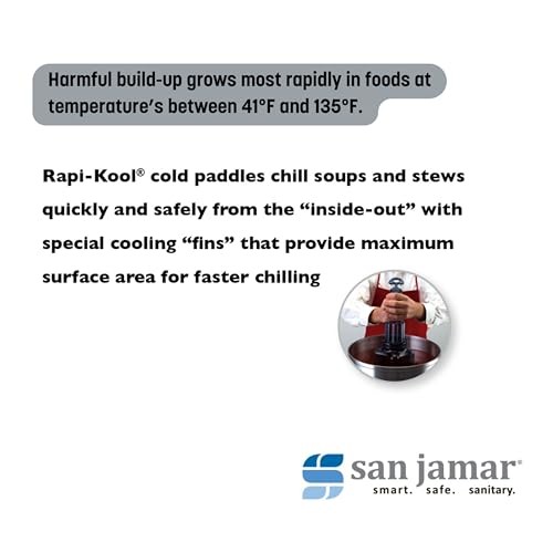 San Jamar Rapi Kool Plus Cold Paddles 128oz Food Service Cooling Tool