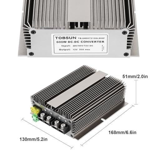 600W Voltage Reducer DC 48V 60V 72V to DC 12V Buck Converter 50A Waterproof Modu